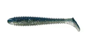 Big bite baits ribbed paddle tail swimbait