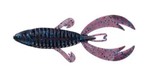 Big Bite Baits Fighting Frog in blue fleck color