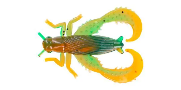 Big bite baits cricket in various colors and pack sizes.