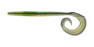 Big bite baits k tail worms in various colors