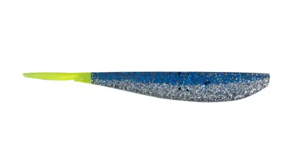 Slim Minnow - Blue Silver Flake / Chart Tail