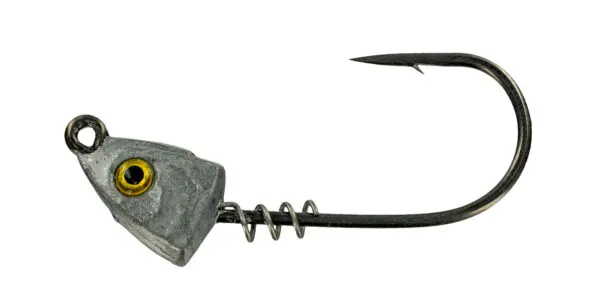 Real Deal Swimbait Head 1/8oz, Bare Shad