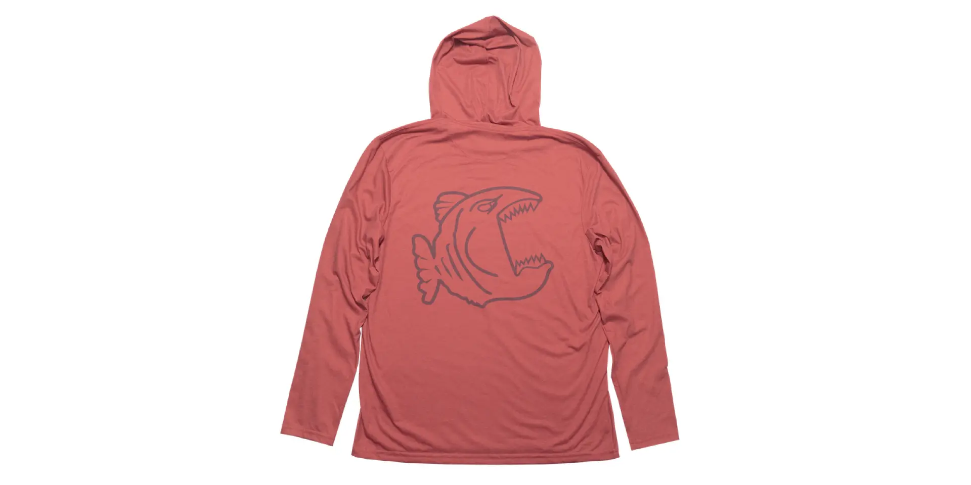 Long Sleeve Hooded Drirelease Rust