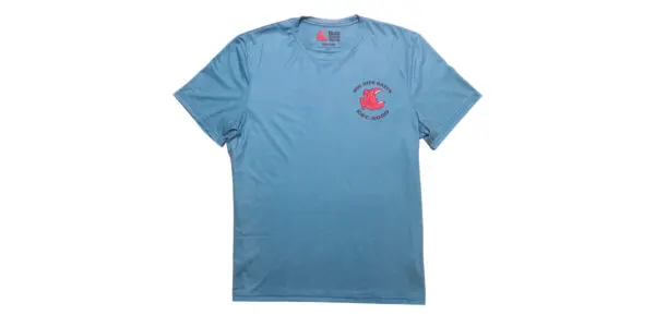 Short Sleeve Tee Bass Silhouette Blue