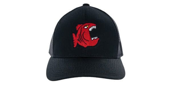 BIG BITE BAITS BLACK HAT AND BLACK MESH