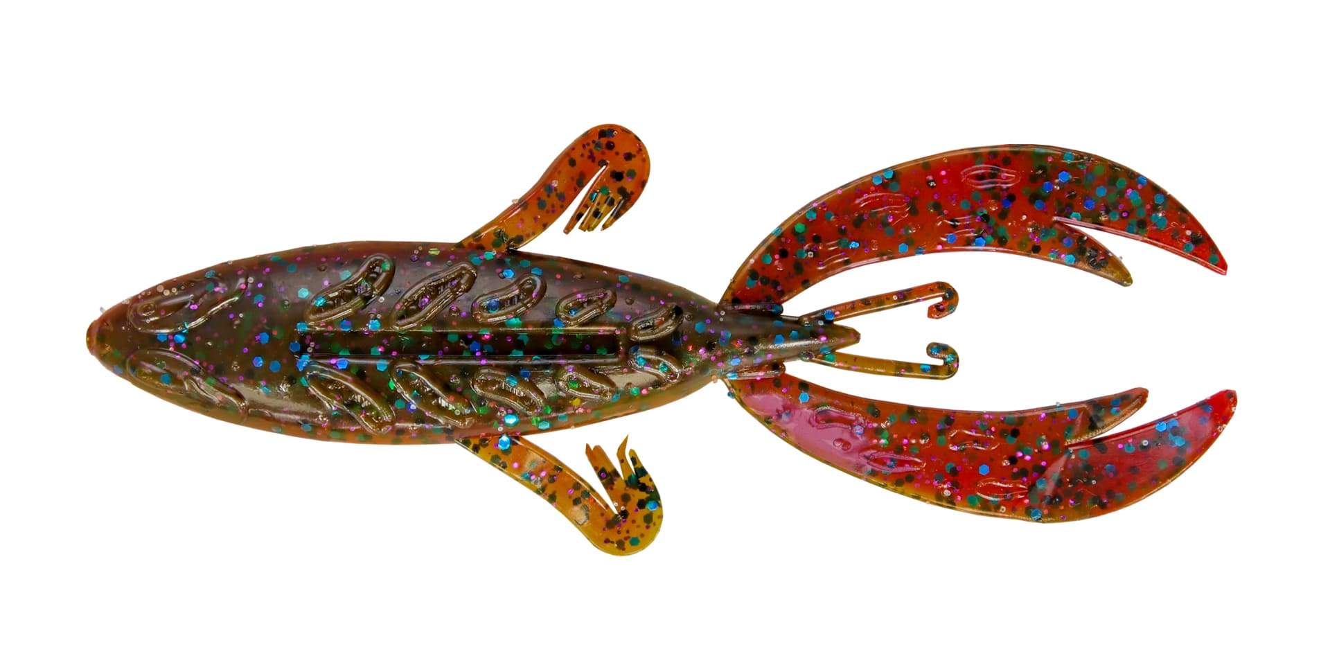 Fighting Frog (Size: 4", Color: White, Pack Size: Regular Pack) | Fishing Tackle | Soft Bait | Craw/Kreature I Big Bite Baits