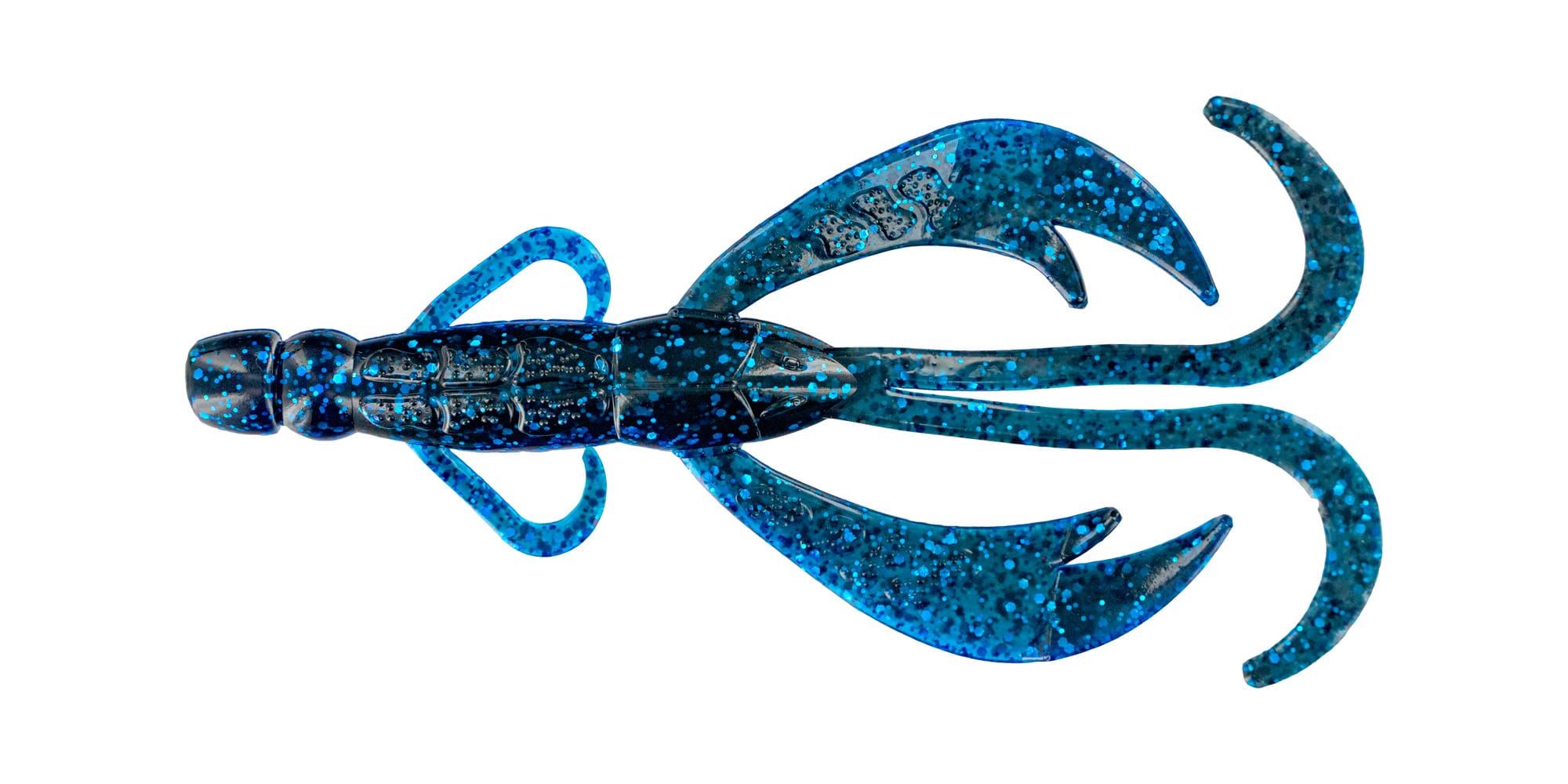 Big Bite Baits 5 Battle Bug Black Blue Flake