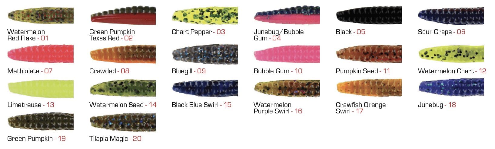 Big Bite Baits 6 inch Finesse Worm Lure, Pack of 100, Green