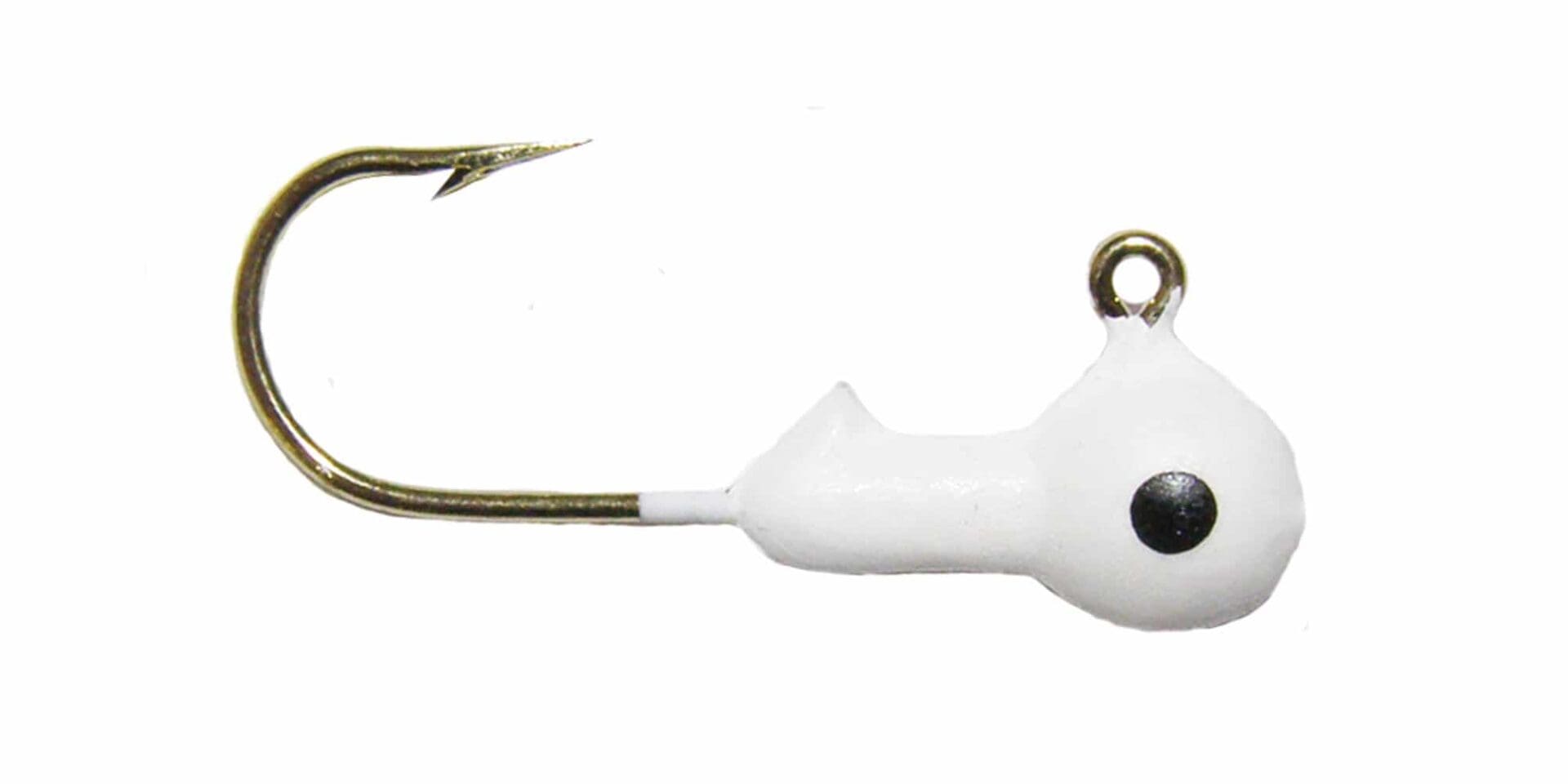 Big Bite Baits 1/8 Ball Jig Head 8bg White